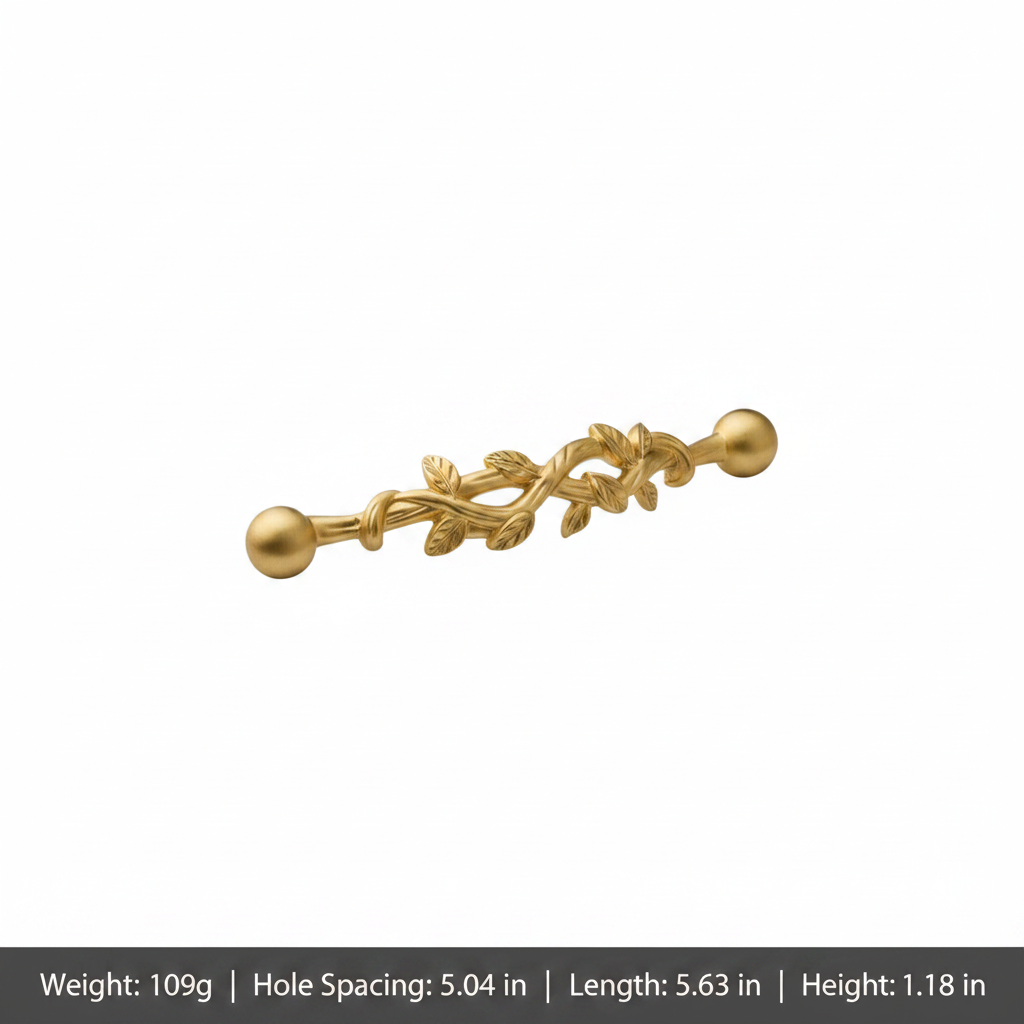 Natural Brass 128mm