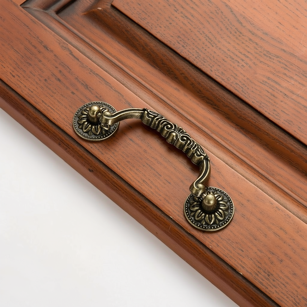 European Vintage Antique Bronze Cabinet Hardware Collection - Ornate Zinc Alloy Pulls & Knobs