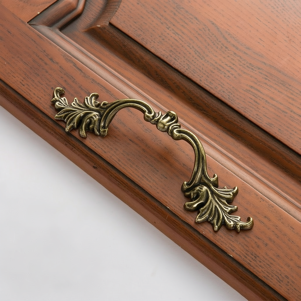 European Vintage Antique Bronze Cabinet Hardware Collection - Ornate Zinc Alloy Pulls & Knobs